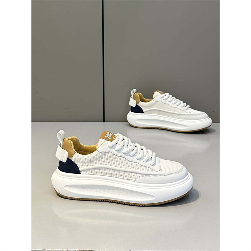 Ανδρικά παπούτσια διάβασης ποταμών - Αναπνεύσιμα καμβά παπούτσια με κορδόνια, μυτερή μύτη και χαμηλό τακούνι 1–3 cm