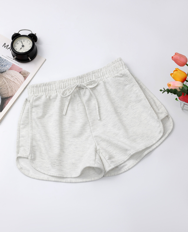 Moterų jogos šortai – Poliesteris/Spandeksas, 70–80% Poliesterio, Spandeks <30%, Ilgis: trumpi šortai, 2024 m. pavasaris, Stilius: gaivus vėjas / bazinis