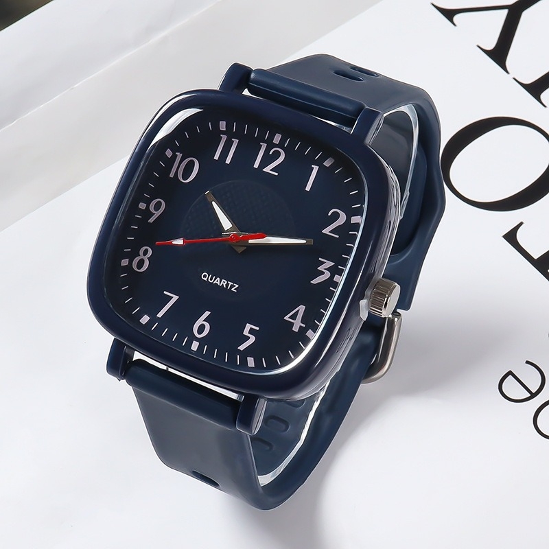 FK01 elektroninis laikrodis su skaitmeniniu ekranu, šviesojantis ciferblatas, guminis korpusas ir guminė apyrankė