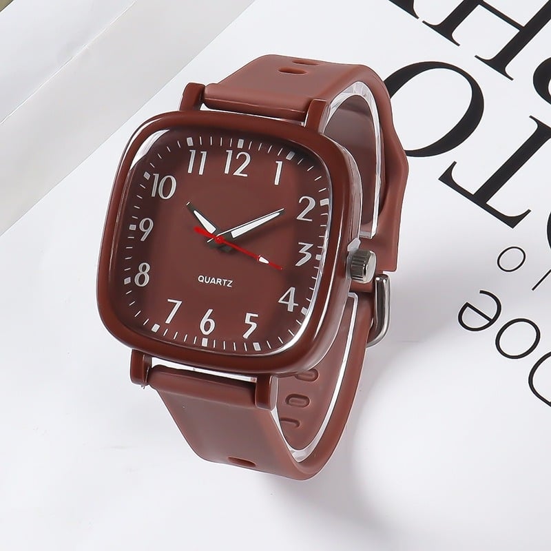 FK01 elektroninis laikrodis su skaitmeniniu ekranu, šviesojantis ciferblatas, guminis korpusas ir guminė apyrankė