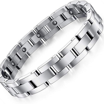 Nerūdijančio plieno apyrankė, elektroplatinavimo danga, geometrinė forma, unisex