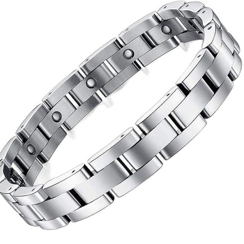 Nerūdijančio plieno apyrankė, elektroplatinavimo danga, geometrinė forma, unisex