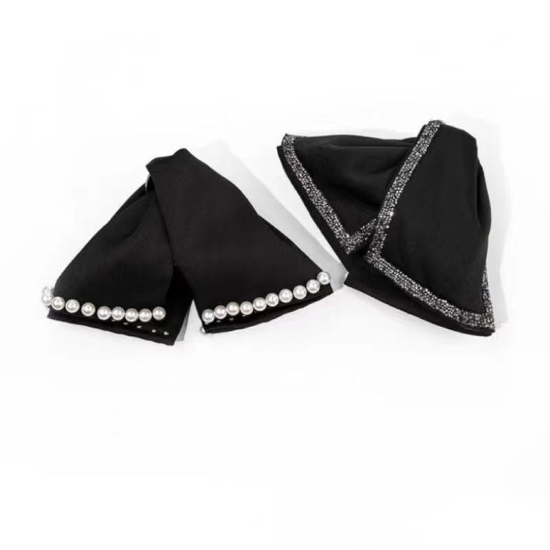 Klip za kosu Shark Clip, satenski materijal, ručno izrađeno, francuski retro stil, za žene