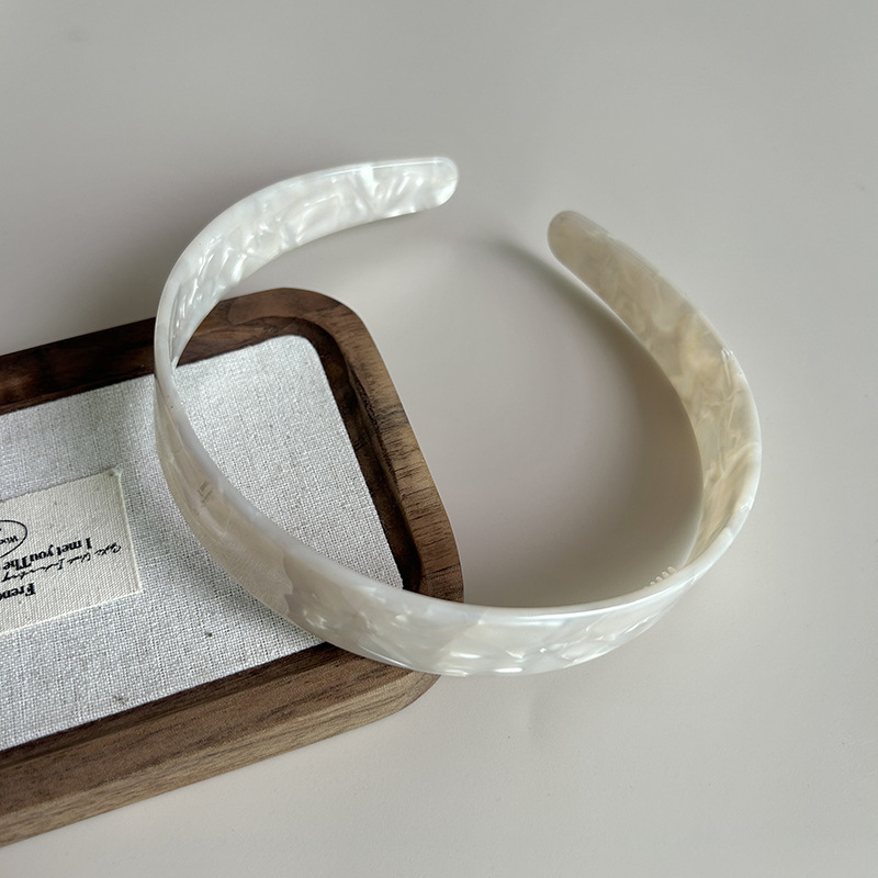 Traka za kosu s zobima, protuklizna, korejskog stila leopard uzorak – materijal: ploča octene kiseline, ručna izrada, za žene