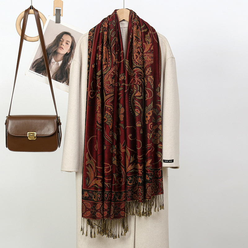 RUNMEI Poliester šal dodatak, pogodan za proljeće, ljeto i jesen, Proljeće 2025