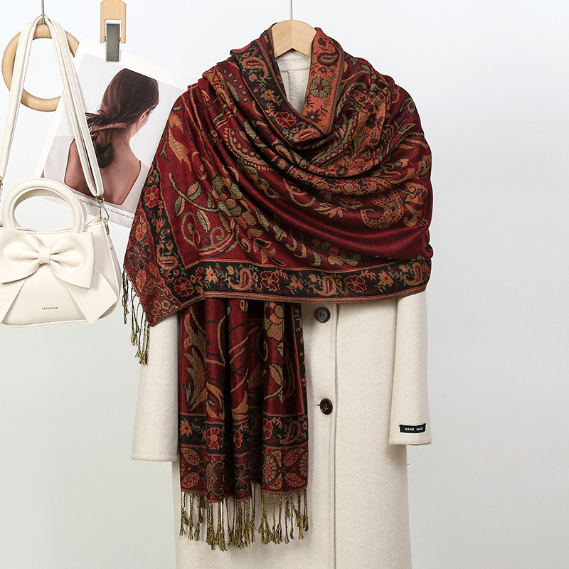 RUNMEI Poliester šal dodatak, pogodan za proljeće, ljeto i jesen, Proljeće 2025