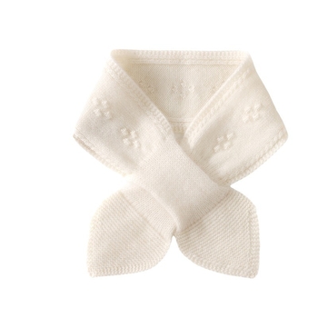 Кашмирен шал за врата – 100% кашмир, право плетиво, топъл, зима, марка Fibeirou