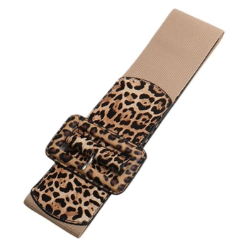 Elastična široka pojasnica s igličastom kopčom, umjetna koža, minimalistički stil