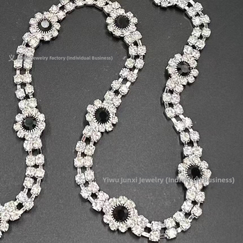 Μεταλλική αλυσίδα μέσης για γυναίκες, ευέλικτο στυλ, ζώνη με έναν κύκλο