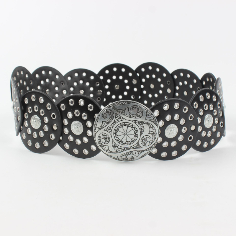 Remen od imitacijske kože; kopča od legure; kopčanje na klik; širina > 4 cm; stil jednostavan, lagani luksuz, književno retro