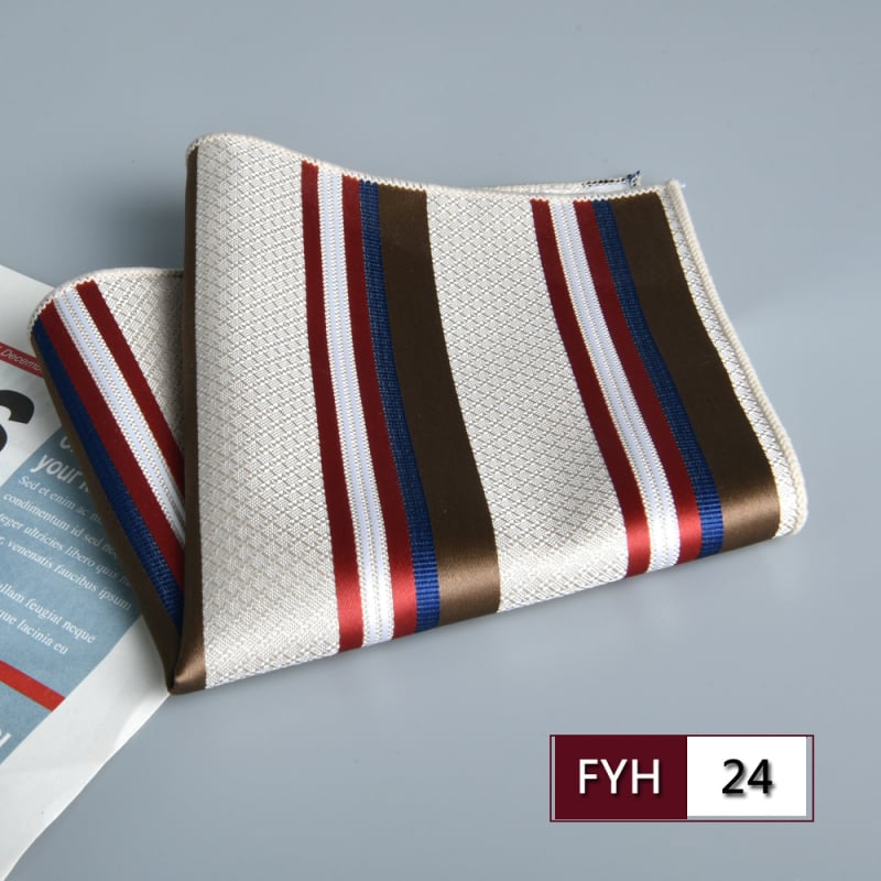 Muška džepna maramica za sako, cvjetni žakard, poliester vlakno, sklopiva, formalni/poslovni stil