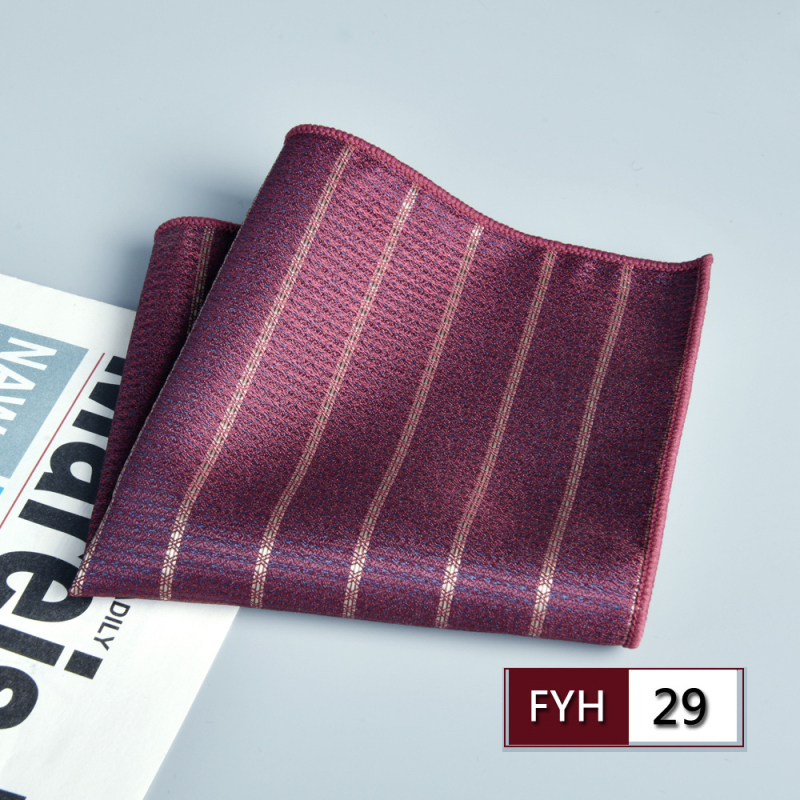 Muška džepna maramica za sako, cvjetni žakard, poliester vlakno, sklopiva, formalni/poslovni stil