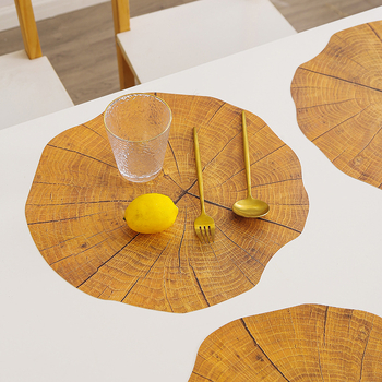 Kör alakú PP étkezési alátét, vízálló, csúszásmentes, hőszigetelő, dekoratív