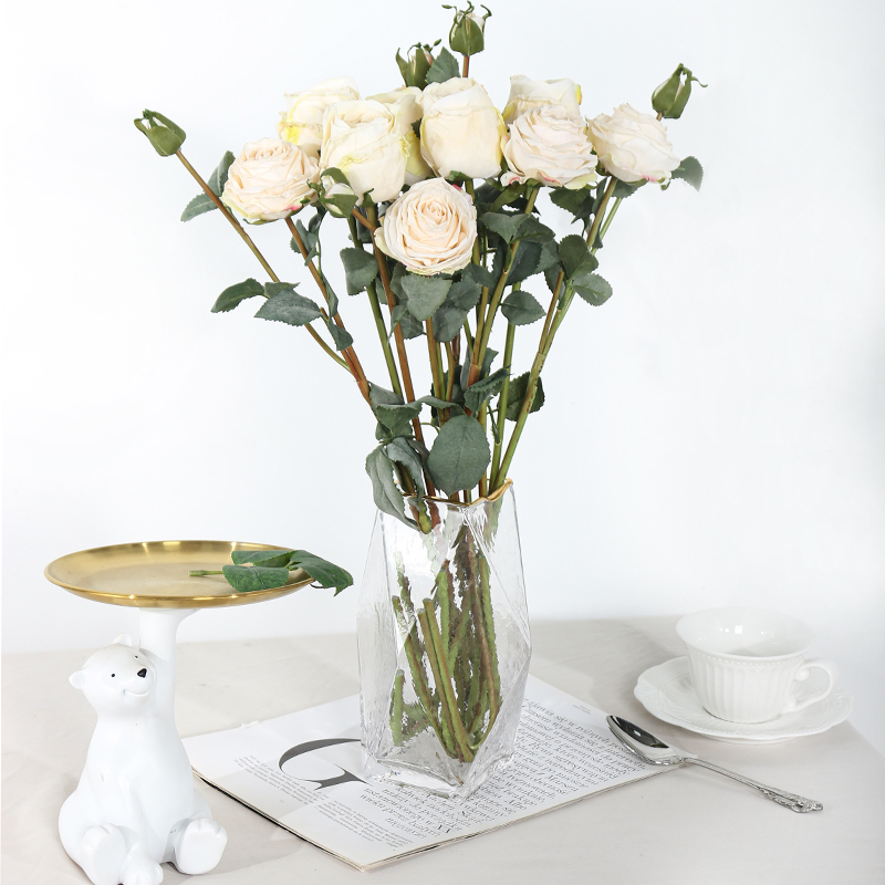 Floare de margaretă din mătase – tehnică de flocking, decor pentru living, ornament pentru vază, recuzită pentru fotografiere