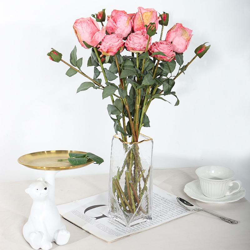 Floare de margaretă din mătase – tehnică de flocking, decor pentru living, ornament pentru vază, recuzită pentru fotografiere