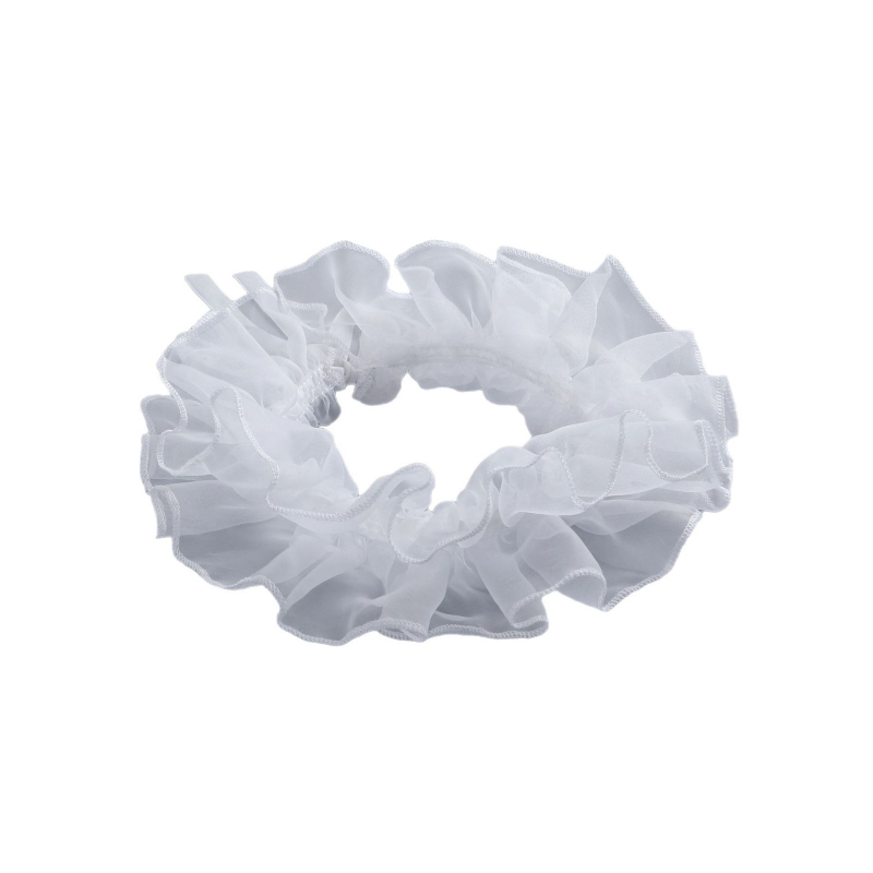 Органза фалшива яка за жени, полиестерна материя, подплата полиестер, обиколка 41 см, ширина 11 см