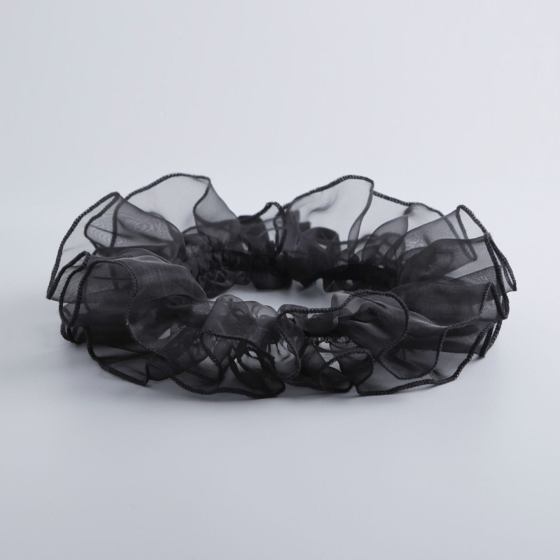 Органза фалшива яка за жени, полиестерна материя, подплата полиестер, обиколка 41 см, ширина 11 см