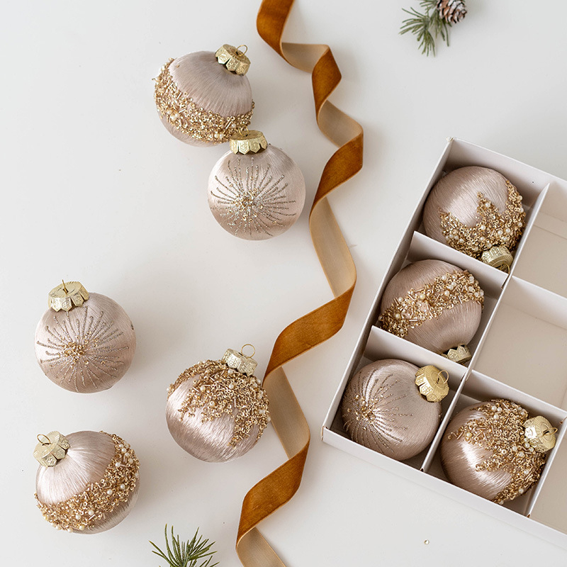 Σετ διακοσμητικών μπάλων για χριστουγεννιάτικο δέντρο – Υλικό: αφρός, Στυλ: μοντέρνο μινιμαλιστικό, Κατασκευή: ημιχειροποίητη/ημιμηχανική, Μάρκα: Spring color