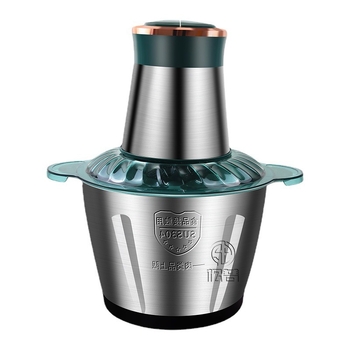 Οικιακή μηχανή κιμά και ανάμειξης | χωρητικότητα 1–3 L; σώμα από ανοξείδωτο ατσάλι; 4 λεπίδες; μέγ. ταχύτητα 10 000 rpm; θόρυβος < 36 dB