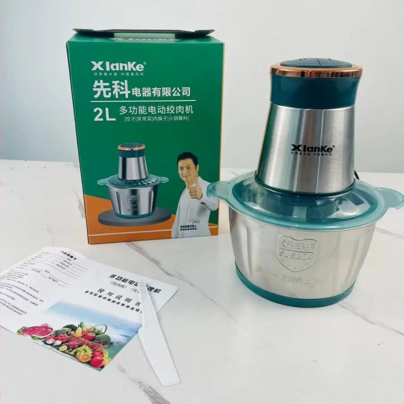 Οικιακή μηχανή κιμά και ανάμειξης | χωρητικότητα 1–3 L; σώμα από ανοξείδωτο ατσάλι; 4 λεπίδες; μέγ. ταχύτητα 10 000 rpm; θόρυβος < 36 dB