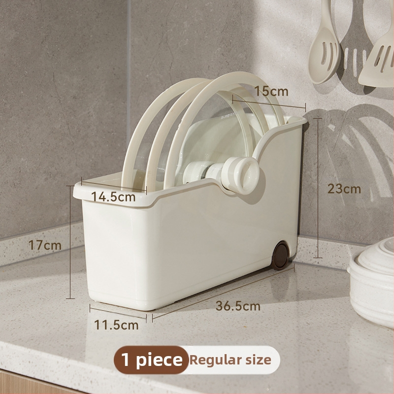 Trauku uzglabāšanas kaste - plastmasa, daudzfunkcionāla virtuves organizators, Starry Sky zīmols, moderns minimālisma stils