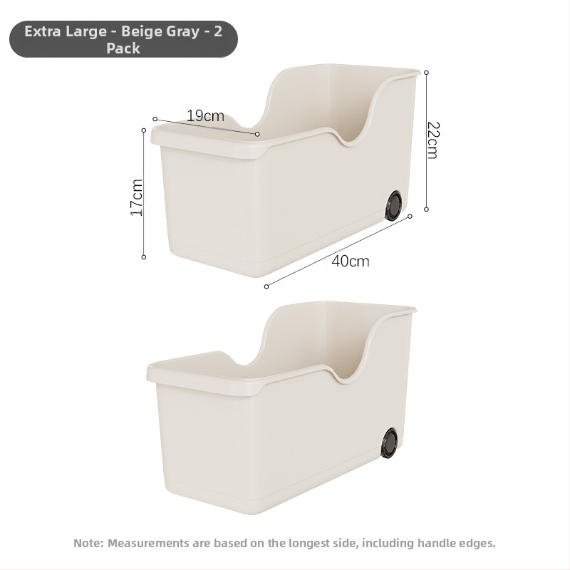 Trauku uzglabāšanas kaste - plastmasa, daudzfunkcionāla virtuves organizators, Starry Sky zīmols, moderns minimālisma stils