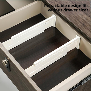 Αναδιπλόμενος διαχωριστικός πίνακας αποθήκευσης – μονάδες διαχωρισμού για ντουλάπες και ψυγεία (πλαστικό)