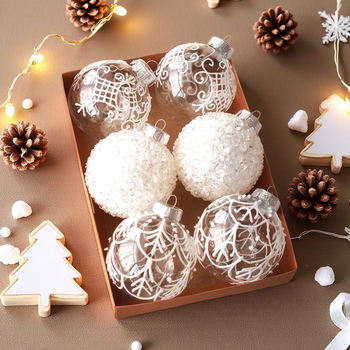 Műanyag karácsonyi gömb díszítő készlet – karácsonyfadísz, márka: TINGZHI, stílus: Egyéb, karácsonyra