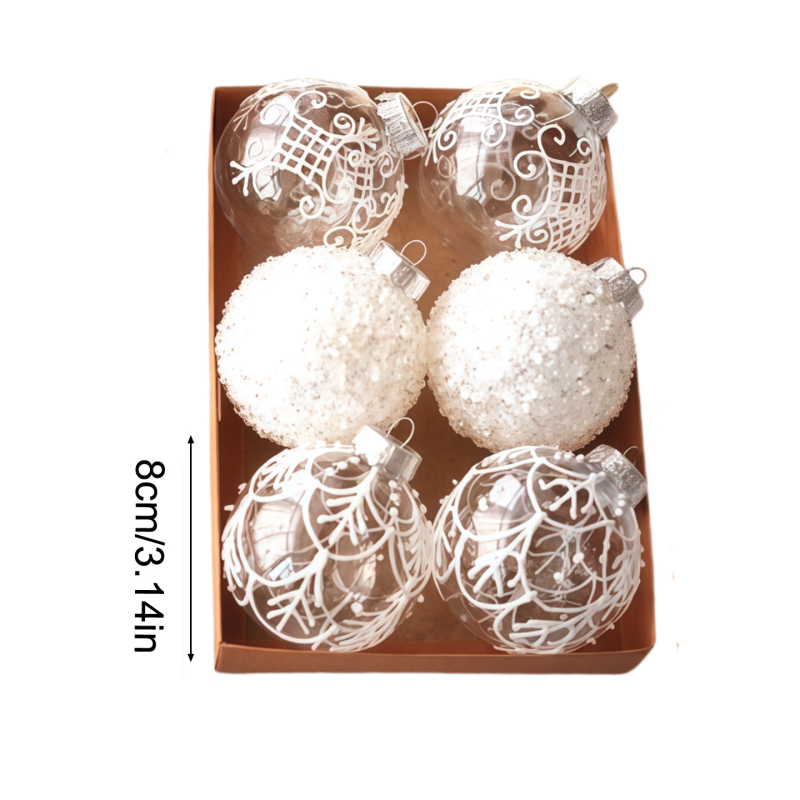 Műanyag karácsonyi gömb díszítő készlet – karácsonyfadísz, márka: TINGZHI, stílus: Egyéb, karácsonyra