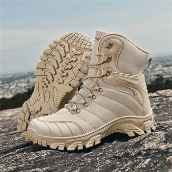 Desert Military High-Top Μπότες για Καλοκαιρινές Πεζοπορίες και Κατασκήνωση