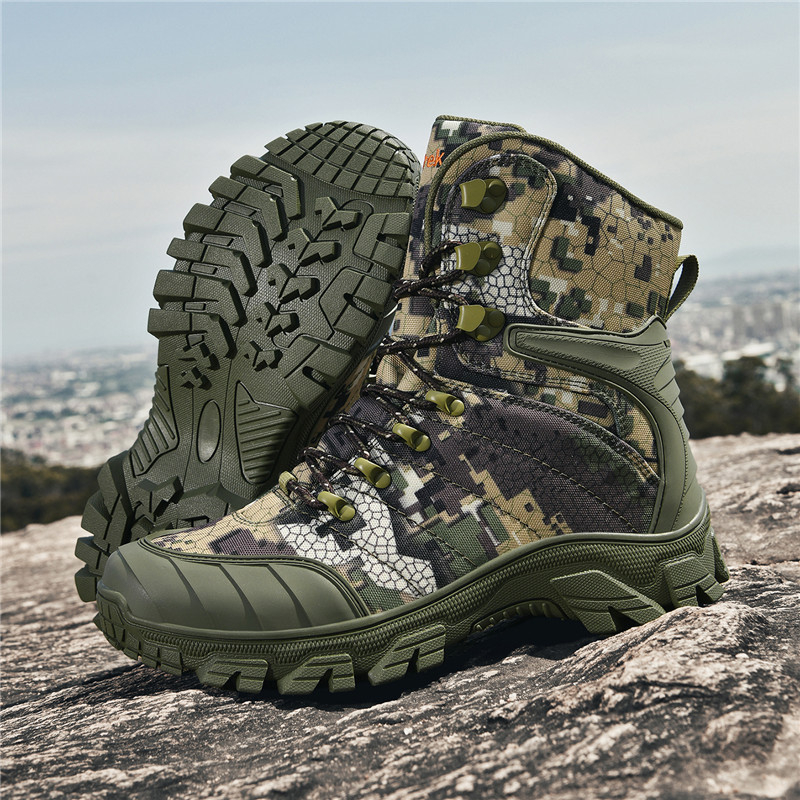 Desert Military High-Top Μπότες για Καλοκαιρινές Πεζοπορίες και Κατασκήνωση