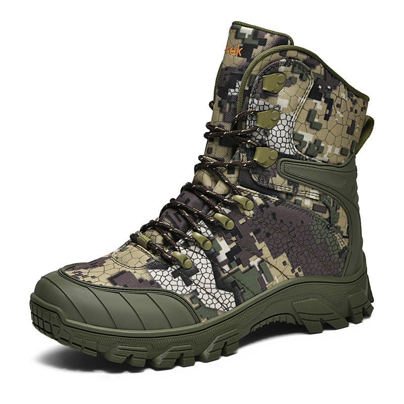 Desert Military High-Top Μπότες για Καλοκαιρινές Πεζοπορίες και Κατασκήνωση