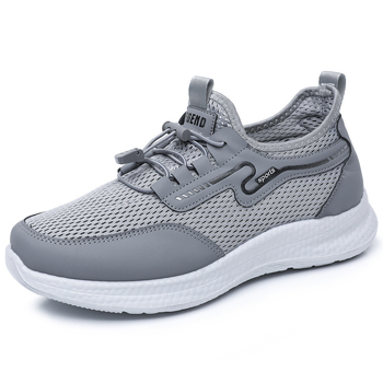 Αθλητικά παπούτσια με διχτυωτή επάνω μεριά – διαπνέοντα, αντιολισθητικά, ελαφριά PU σόλα, χαμηλό προφίλ, στρογγυλή μύτη