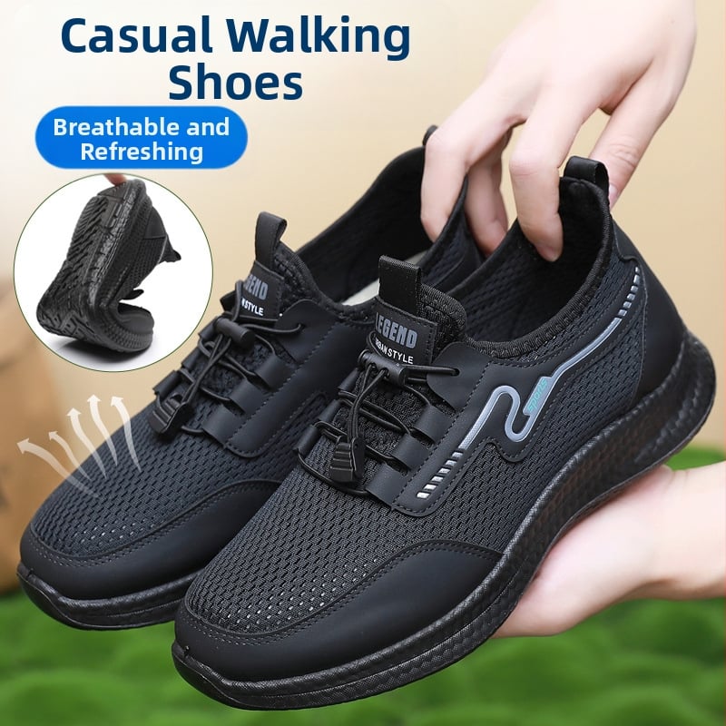 Αθλητικά παπούτσια με διχτυωτή επάνω μεριά – διαπνέοντα, αντιολισθητικά, ελαφριά PU σόλα, χαμηλό προφίλ, στρογγυλή μύτη