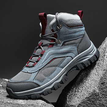 Žygių bateliai su aukštu viršumi, viršus iš nailono + odos, anti-slydėjimo gumos padas, PHYLON vidurinis sluoksnis, priekinis raištelis, smūgių sugėrimas