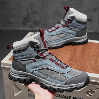 Žygių bateliai su aukštu viršumi, viršus iš nailono + odos, anti-slydėjimo gumos padas, PHYLON vidurinis sluoksnis, priekinis raištelis, smūgių sugėrimas