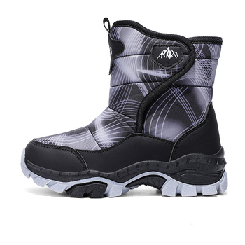 Унисекс ботуши до глезена, ежедневен стил, горна част Оксфорд плат, плюшена подплата, анти‑плъзгаща подметка, есенно-зимни