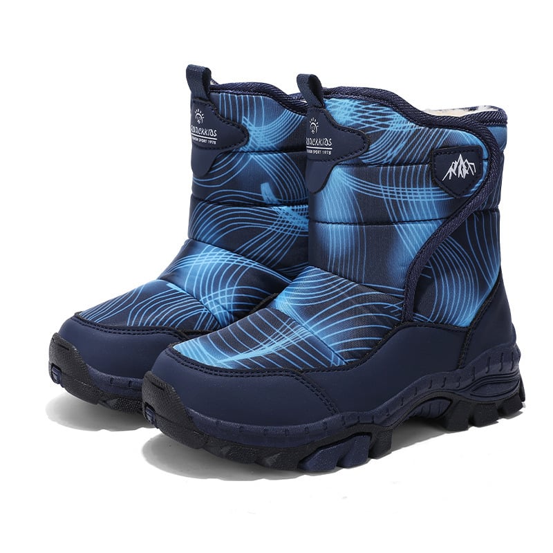 Унисекс ботуши до глезена, ежедневен стил, горна част Оксфорд плат, плюшена подплата, анти‑плъзгаща подметка, есенно-зимни