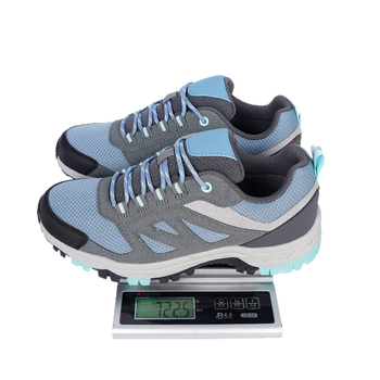 Uniszex túracipő (felsőrész PU + háló; talp: kompozit; zárás: fűzés; belső talp PU; kerek orr)