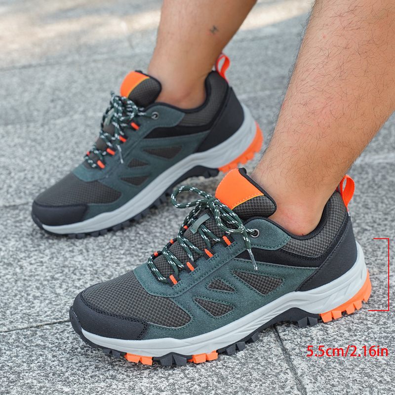 Uniszex túracipő (felsőrész PU + háló; talp: kompozit; zárás: fűzés; belső talp PU; kerek orr)