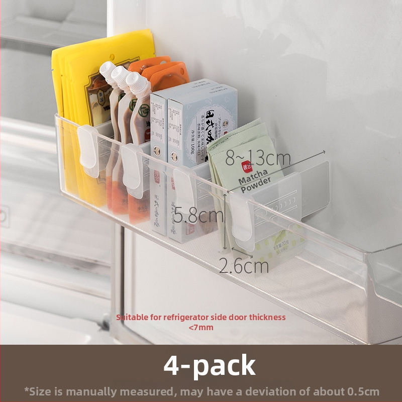 Αποθηκευτικός χώρος στην πλευρική πόρτα του ψυγείου, απλός και μοντέρνος σχεδιασμός, κατασκευή από πλαστικό, μάρκα Lazy Corner, αποθήκευση.