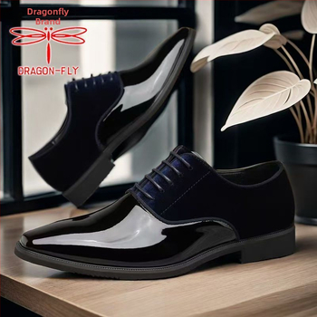 Ανδρικά Derby Παπούτσια — PU Άνω Μέρος, Καουτσούκ Σόλα, Μυτερό Δάχτυλο, Κλείσιμο Με Κορδόνια
