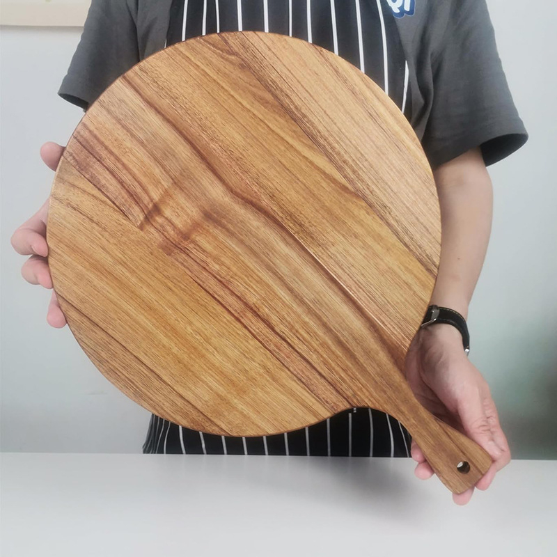 Ξύλινη σανίδα κοπής με λαβή (οικιακή χρήση, ανθεκτική σε μούχλα, μοντέρνος απλός σχεδιασμός, κυκλοφόρησε το 2024)