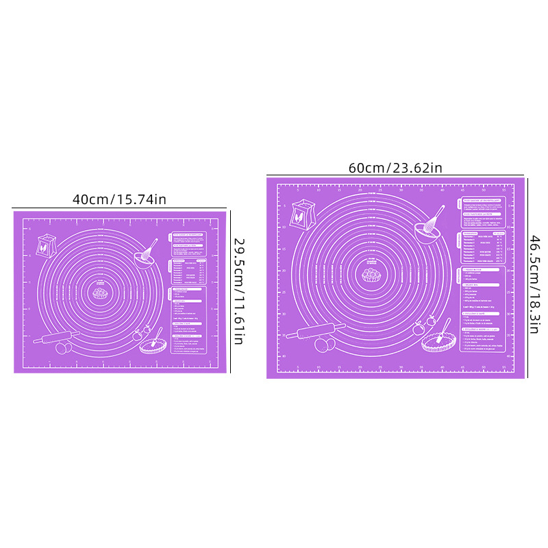 EVA mīšanai un cepšanai paliktnis ar mērījumu skalu