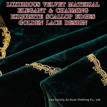 Velveto Kalėdų eglutės sijonas, Amerikos stiliaus, siūtas, modelis ZX-090