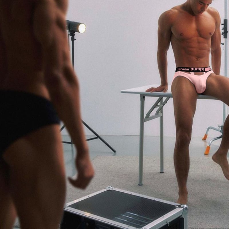 Ανδρικά μποξέρ από modal, αναπνεύσιμα, χαμηλής μέσης, πλεκτά