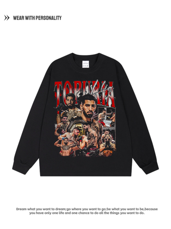 T-Shirt American Retro με στρογγυλή λαιμόκοψη, drop-shoulder, ψηφιακή εκτύπωση με μοτίβο χαρακτήρα, 95% βαμβάκι, άνετη γραμμή