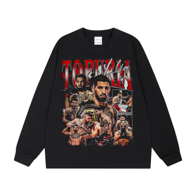 T-marškiniai American Retro su apvaliu kaklu, drop pečiai, skaitmeninis spausdinimas su charakterio motyvu, 95% medvilnė, laisvas kirpimas