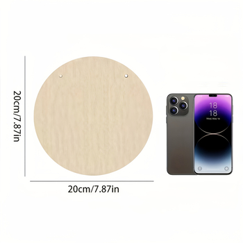 Декоративна дървена табелка за баня – ретро стил, модерна минималистична, липова дъска, Independent, No.05205502, аксесоар за окачване