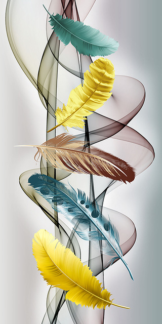 Διακοσμητικός πίνακας τοίχου: αφηρημένη πεταλούδα με φτερά σε καμβά, σπρέι ζωγραφικής, χωρίς πλαίσιο, σετ πολλών τεμαχίων, ορθογώνιο για σαλόνι